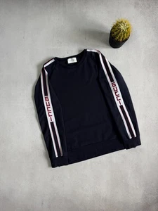 GUCCI SWEATSHIRT LAMPAS EMBROIDERED BIG LOGO MENS M SIZE LUXURY - Picture 1 of 9