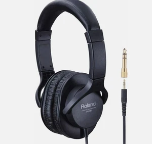 Roland RH-5 Monitor Stereo Kopfhörer für E-Piano Schlagzeug AUX 3,5mm & 1,4" - Bild 1 von 6