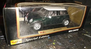 Maisto Green Mini Cooper 1:18 Scale Special Edition Die Cast Car - Many Die Cast - Picture 1 of 4