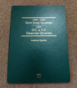Littleton Fifty State, DC, & Territories Quarter 1999-2009 Coin Album LCF3T  - Picture 1 of 4