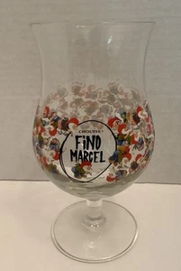 Belgian Brasserie d'Achouffe La Chouffe ~ Find Marcel Gnomes ~ 6.5” Tulip Glass - Picture 1 of 6