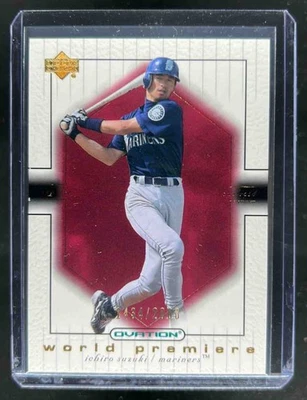 2001 Upper Deck Ovation Ichiro Suzuki Rookie RC #1434/2000 Mariners - Image 1 of 2