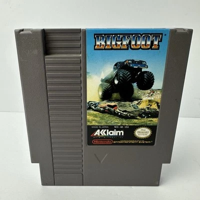 BigFoot - NES Cartridge - Authentic Tested Nintendo Game Small Wear On Top Label - Image 1 of 4
