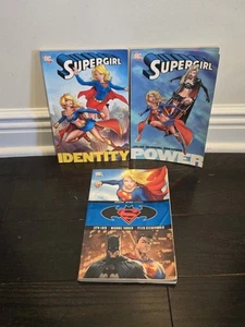 Lot Of 3 DC comics SuperGirl, Superman, Batman Paperback Pre-owned - Picture 1 of 13