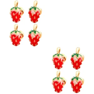 2 Count Erdbeer Accessoires Damen Ohrringe Frauen-Ohrring Mode-Ohrring - Bild 1 von 12