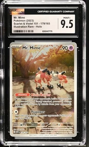 2023 Pokemon Scarlet & Violet 151 #179/165 Mr. Mime Holo CGC 9.5 MINT+ - Picture 1 of 2