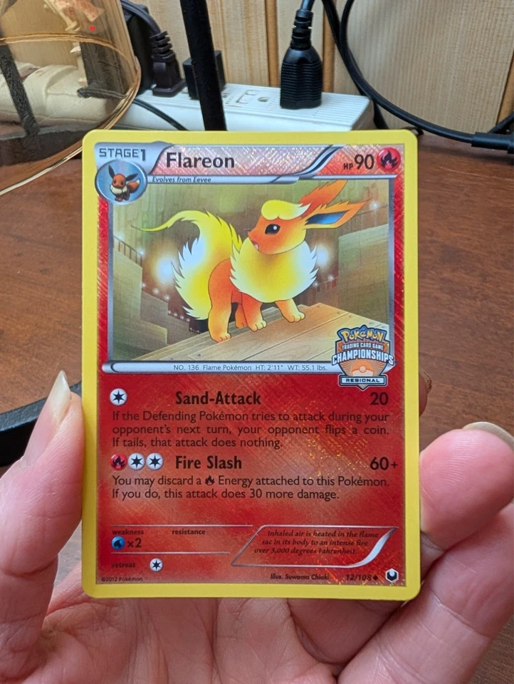 Pokemon Dark Explorers Regional Championships Flareon Promo 12/108 - Image 1 of 4