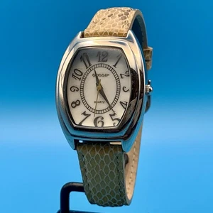 GOSSIP GSP548A Women’s Fashion Watch Italian Leather Band Japan Movt Working - Picture 1 of 19