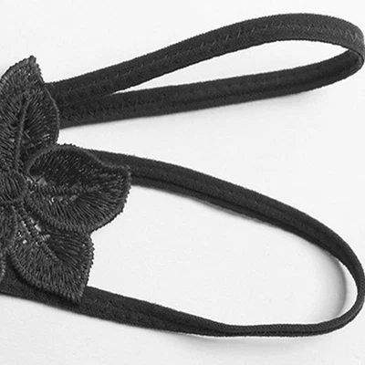 Damen Slip Unterwäsche Schritt offen Perlen Polyester sexy T Pants weiblich - Bild 1 von 4