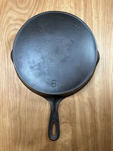 Sidney Script Logo #8 Cast Iron Skillet Pre Wagner Sidney Ohio Cool Logo - Picture 1 of 8