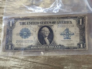 1923 One Dollar Silver Certificate Large Size Note Bill $1 - Picture 1 of 2