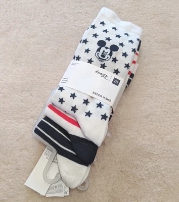 ¡Nuevo! x3 Pares Mujer Gap x Disney Calcetines - Talla Única - Mickey Mouse Algodón Nylon Foto 1 de 3