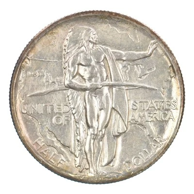1936 Oregon Trail Commemorative Half Dollar Beautiful Tone *0246 - Image 1 of 3