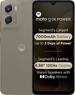 Moto g06 power (Laurel Oak, 64 GB 4GB RAM) Helio G81 Processor Global Version. - Image 1 of 4