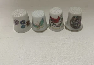 Vintage Thimbles Set 4 - Picture 1 of 5