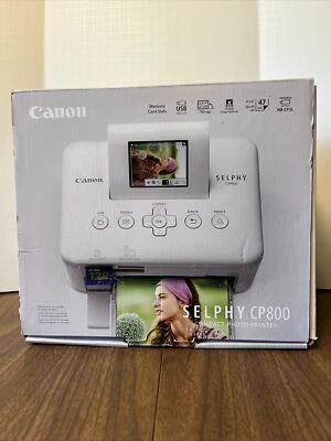 CANON SELPHY CP800 COMPACT DIGITAL PHOTO INKJET PRINTER & Accessories! - Image 1 of 4