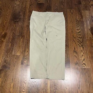 vintage 2000s baggy wide leg cream lee workwear pants  - Picture 1 of 7