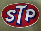 VINTAGE LARGE STP MOTOR OIL COMPANY ADVERTISING UNIFORM JACKET PATCH