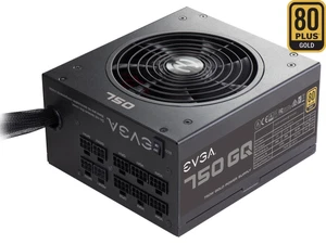 EVGA 750 GQ 210-GQ-0750-V1 80+ GOLD 750W Semi Modular EVGA ECO Mode Power Supply - Picture 1 of 5