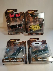 2011 Hot Wheels Batman Vehicles Lot of 4 (CosBman893) - Picture 1 of 12