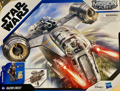 Star Wars Mission Fleet The Mandalorian The Child Razor Crest Borde Exterior Run Foto 1 de 2