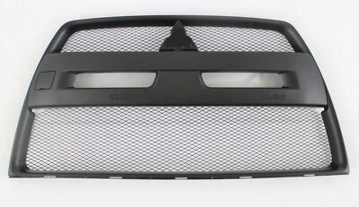 Juego de 4 piezas de rejilla de parachoques delantero tira envolvente negra para Evolution Lancer 2009-15 Foto 1 de 4