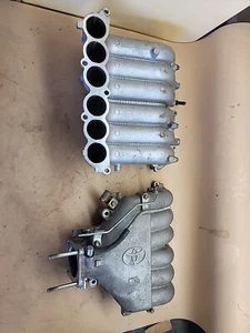 1997-2004 Toyota Tacoma 5VZ 3.4L V6 Upper & Lower Intake Manifold Plenum - Picture 1 of 13