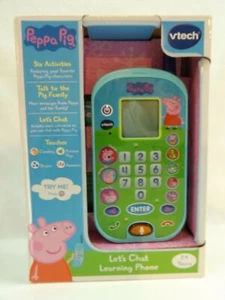 Peppa Pig VTECH Learning Phone Teaches Counting, Shapes, Numbers, more - Picture 1 of 5