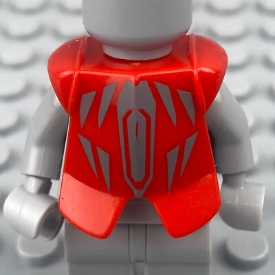 LEGO Caballeros Reino Minifigura Armadura Pecho Patrón Santis Rojo Foto 1 de 4
