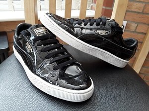 puma basket charol