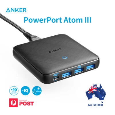 Anker Powerport Atom III Slim 65W PD Quick Charge PowerIQ USB Wall Charger - image 1 of 4