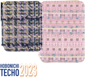 Hobonichi Techo 2023 MALHIA KENT Mauve Peche tweed A6/A5 Cover Planner GIAPPONESE NUOVO - Foto 1 di 49