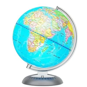 Illuminated Globe of the World with Stand | 8” Light Up World Globe for Kids - Picture 1 of 7