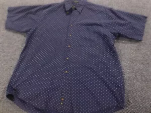 Colours Alexander Julian Mens Shirt Medium Blue button up casual - Picture 1 of 11