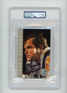 1998 HALL OF FAME PLATINUM SIGNATURE SERIES SIGNED AUTOGRAPH PSA LANCE ALWORTH - Picture 1 of 2