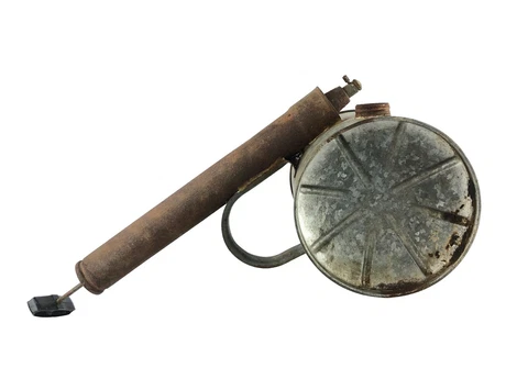Antique Vtg Hudson Galvanized Drum Pesticide Sprayer Rusty Tube Cardinal 6436 Cover