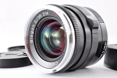 Carl Zeiss BIOGON T* 35mm f/2 ZM Lens BLACK From JAPAN [Near Mint] #0628 - Image 1 of 4