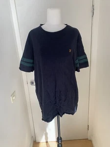 Farah Jubilee Regular Fit T Shirt - Navy - CL - Picture 1 of 7