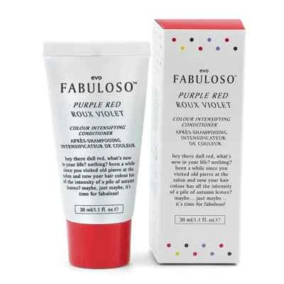 Acondicionador intensificador color rojo púrpura Evo Fabuloso 30 ml acondicionador color Foto 1 de 4