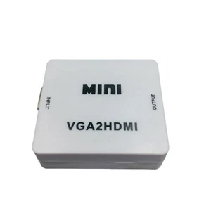 Mini HDMI to VGA 1080P Audio Video Converter For PlayStation 3 And Xbox 360 - Picture 1 of 9
