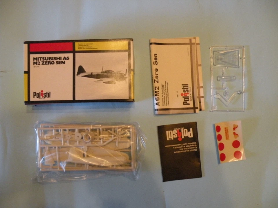 POLISTIL KA-5 MITSUBISHI A6 M2 ZERO SEN NUOVO/NEW SU SPRUE BLISTERATO/SEALED - Immagine 1 di 1