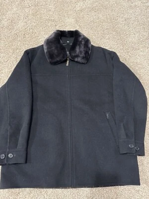 Abrigo de lana Yves Saint Laurent para hombre talla L Foto 1 de 4