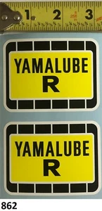 2! Yamalube R sticker decal YZ OW TZ RZ RD RT IT XS AHRMA WORKS Yamaha 125 250 - Picture 1 of 4