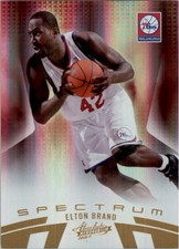 2010-11 Absolute Memorabilia Spectrum Gold Basketball Card #74 Elton Brand /100
