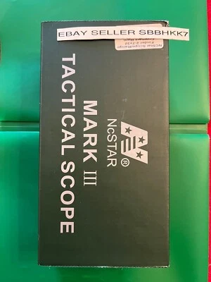Mira telescópica táctica NcStar Mark III/buscador de alcance 2-7x32 iluminado rojo/verde nuevo Foto 1 de 4
