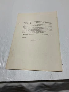 CIVIL WAR US MILITARY TELEGRAM COL ANSEN STAGER APPT SUPERINTENDENT G.O. 1881 - Picture 1 of 12