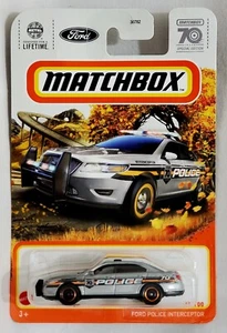 2023 MATCHBOX - FORD POLICE INTERCEPTOR 23/100 - 1:64 - 70 YEARS SPECIAL EDITION - Picture 1 of 4