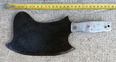 C5T4 - Ancien hachoir feuille de BOUCHER poignée aluminum  - Photo 1/3