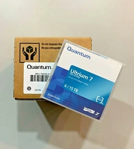 Bande de sauvegarde de stockage Ultrium Quantum LTO 7 MR-L7MQN-01 (5 PACK) avec BaFe - NEUF - Photo 1/7