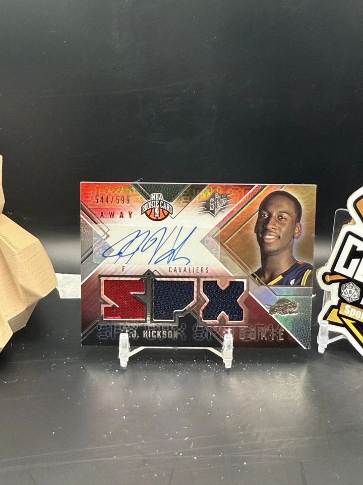 J.J. Hickson 2008-09 Upper Deck SPX Rookie Patch Auto /599 Away Cavaliers (CBR) - Image 1 of 2